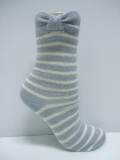 classic bows merino wool socks